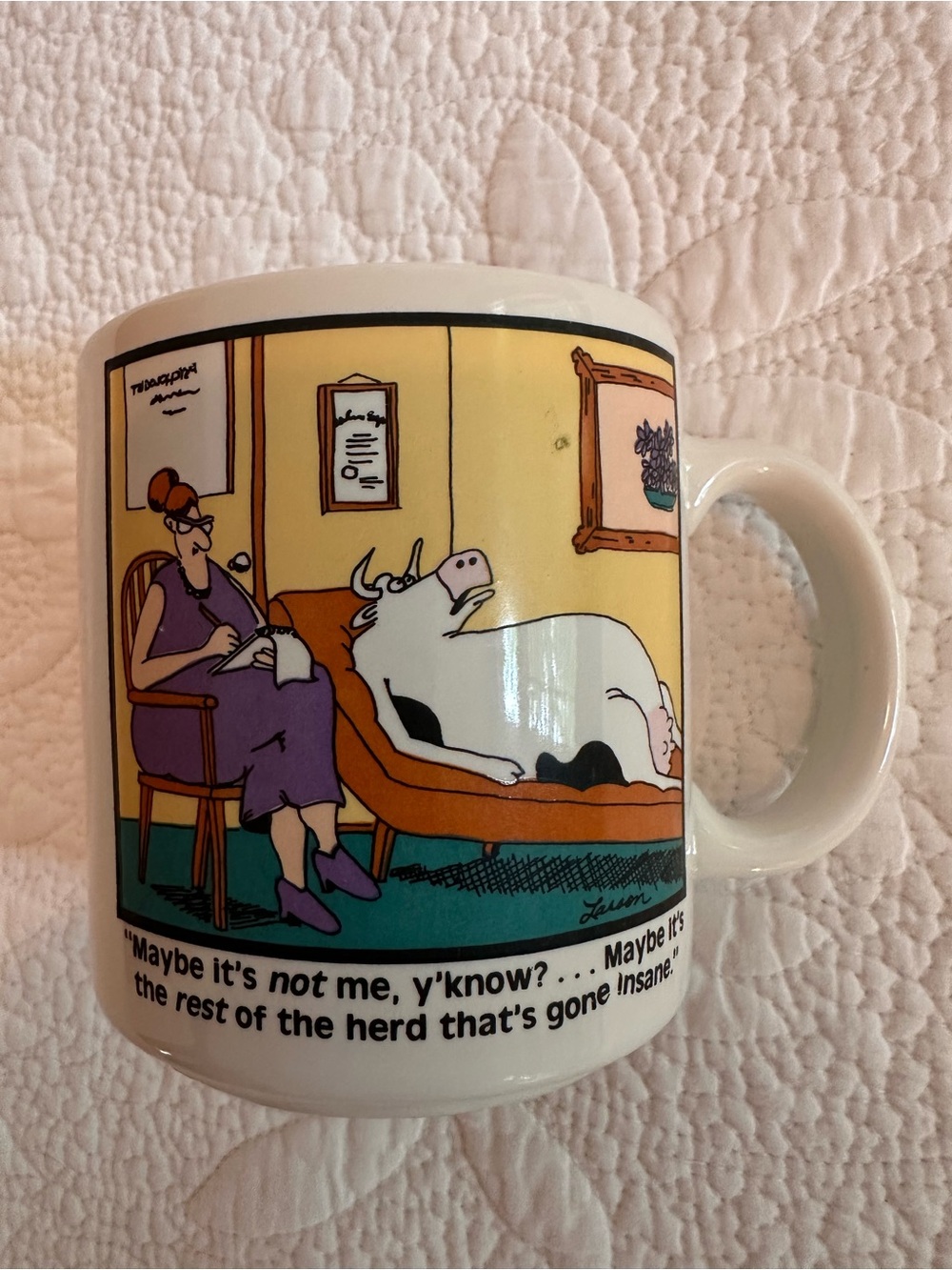 The Far Side Vintahe 1988 Coffee Mug